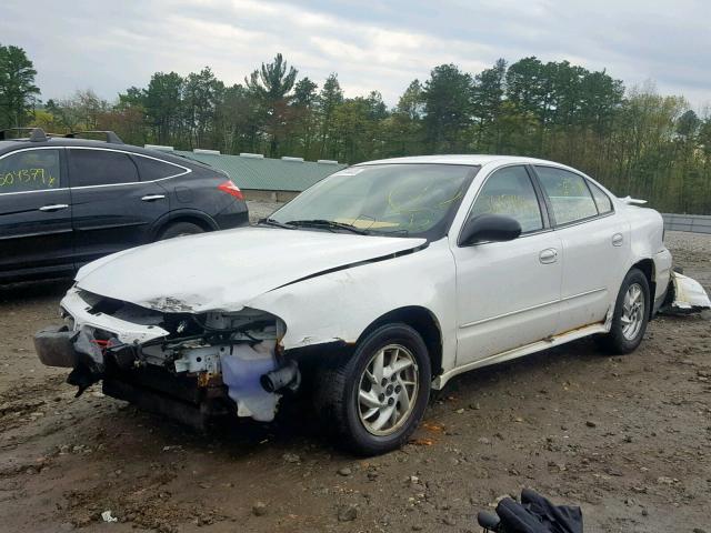 1G2NF52E74M507300 - 2004 PONTIAC GRAND AM S WHITE photo 2