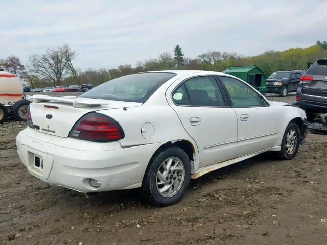 1G2NF52E74M507300 - 2004 PONTIAC GRAND AM S WHITE photo 4