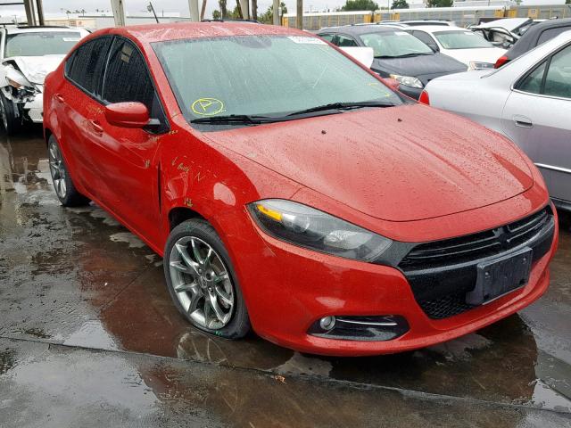 1C3CDFBB3ED791292 - 2014 DODGE DART SXT RED photo 1