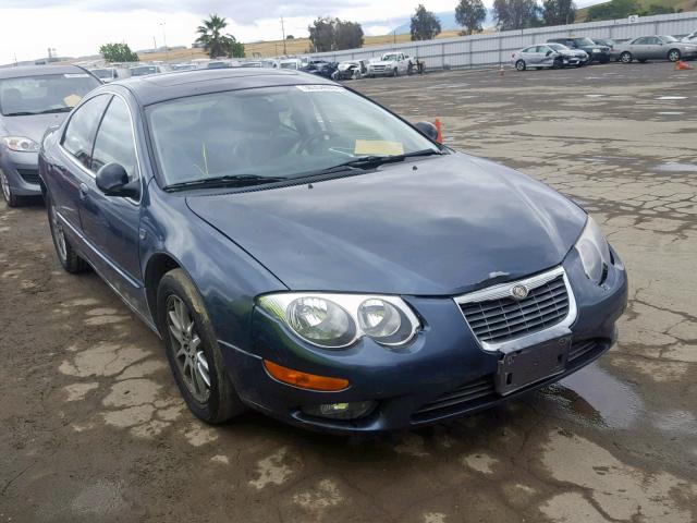 2C3AE66G12H165653 - 2002 CHRYSLER 300M BLUE photo 1