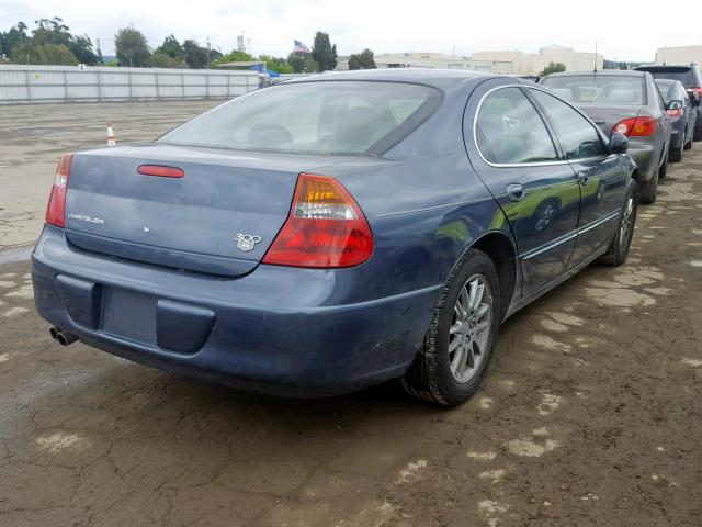 2C3AE66G12H165653 - 2002 CHRYSLER 300M BLUE photo 4