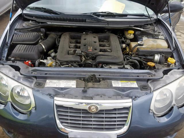 2C3AE66G12H165653 - 2002 CHRYSLER 300M BLUE photo 7