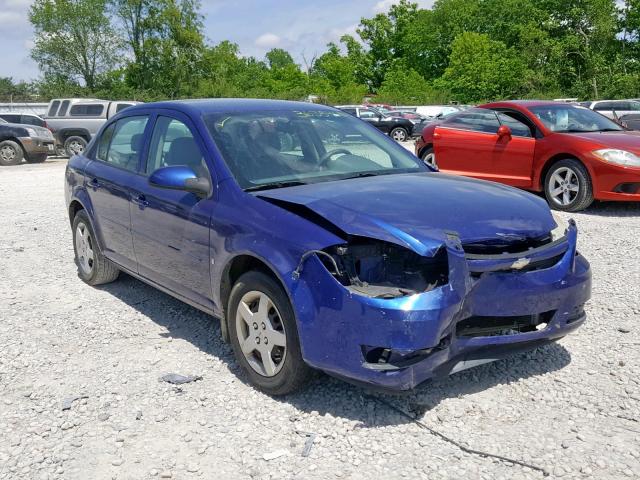 1G1AL55F477162097 - 2007 CHEVROLET COBALT LT BLUE photo 1