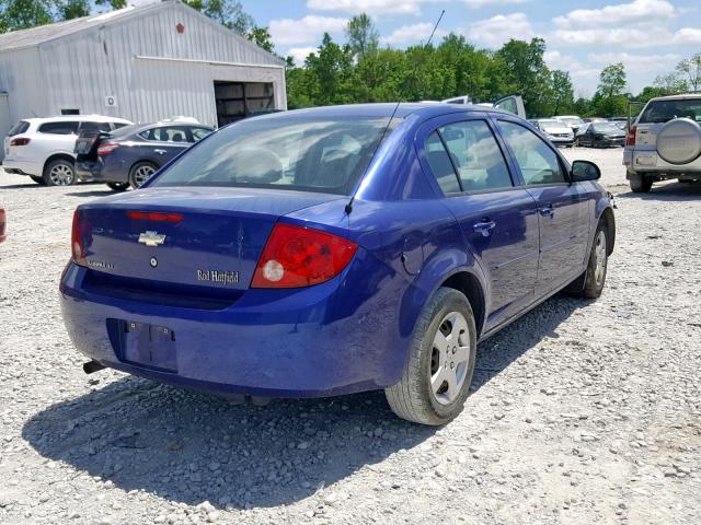 1G1AL55F477162097 - 2007 CHEVROLET COBALT LT BLUE photo 4