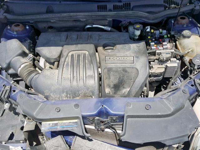 1G1AL55F477162097 - 2007 CHEVROLET COBALT LT BLUE photo 7