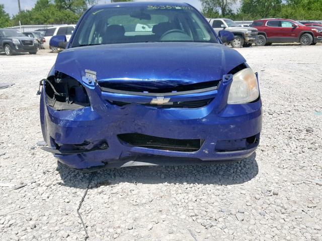 1G1AL55F477162097 - 2007 CHEVROLET COBALT LT BLUE photo 9