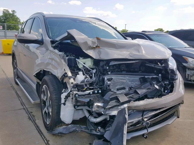 5J6RW1H97JL004717 - 2018 HONDA CR-V TOURI CREAM photo 1