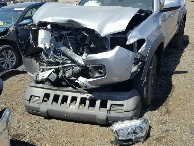 3TMAZ5CN5GM018760 - 2016 TOYOTA TACOMA DOU SILVER photo 7