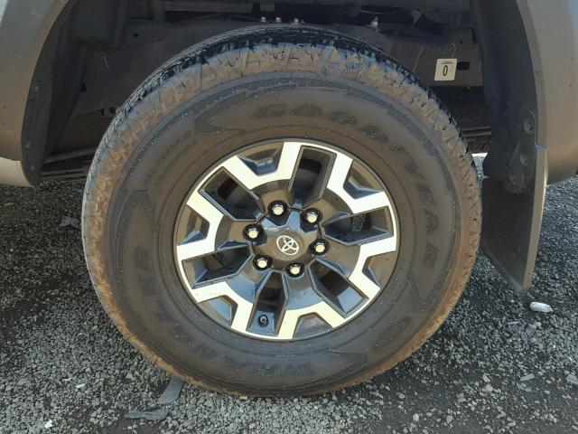 3TMAZ5CN5GM018760 - 2016 TOYOTA TACOMA DOU SILVER photo 9