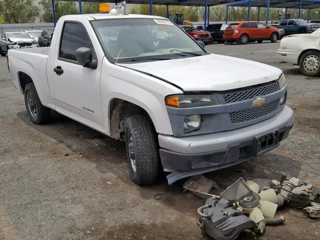 1GCCS148558146948 - 2005 CHEVROLET COLORADO WHITE photo 1