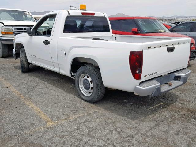 1GCCS148558146948 - 2005 CHEVROLET COLORADO WHITE photo 3