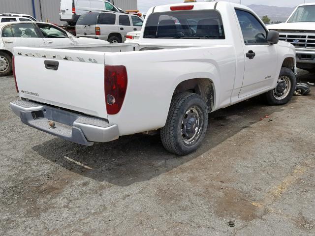 1GCCS148558146948 - 2005 CHEVROLET COLORADO WHITE photo 4