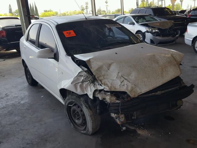 KL1TD56616B590417 - 2006 CHEVROLET AVEO BASE Ақ фото 1