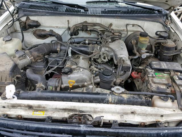 4TANL42N0TZ179584 - 1996 TOYOTA TACOMA WHITE photo 7