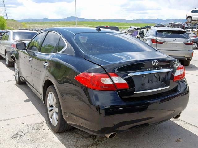 JN1BY1AR1DM600192 - 2013 INFINITI M37 X BLACK photo 3