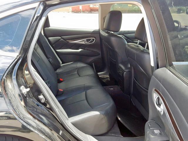 JN1BY1AR1DM600192 - 2013 INFINITI M37 X BLACK photo 6