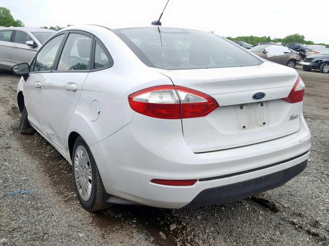 3FADP4AJ9EM211588 - 2014 FORD FIESTA S WHITE photo 3