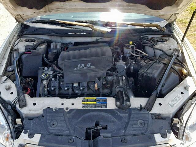 2G1WL16C379220234 - 2007 CHEVROLET MONTE CARL WHITE photo 7