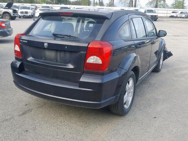 1B3HB28B88D678967 - 2008 DODGE CALIBER BLACK photo 4