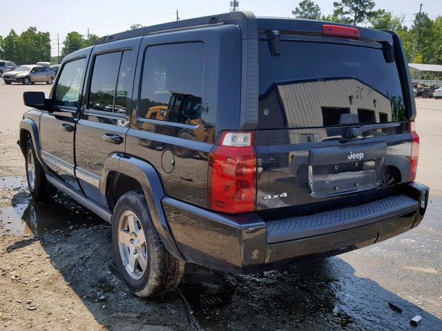 1J4RG4GK1AC112897 - 2010 JEEP COMMANDER BLACK photo 3
