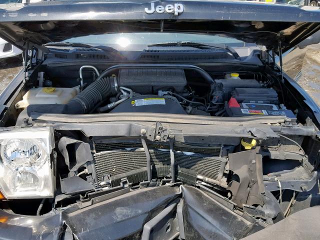 1J4RG4GK1AC112897 - 2010 JEEP COMMANDER BLACK photo 7