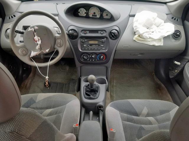 1G8AK52F33Z107938 - 2003 SATURN ION LEVEL BLACK photo 9