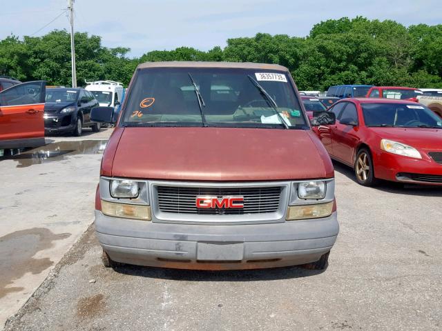 1GKDM19WXSB532497 - 1995 GMC SAFARI XT MAROON photo 9