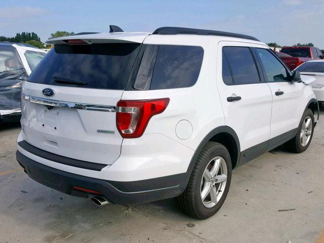 1FM5K7BH9KGA68931 - 2019 FORD EXPLORER WHITE photo 4