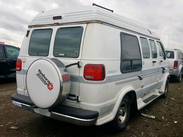 2B6HB21ZXTK125911 - 1996 DODGE RAM VAN B2 WHITE photo 4