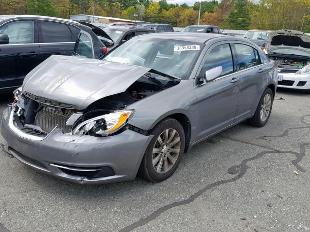 1C3CCBBG1DN678179 - 2013 CHRYSLER 200 TOURIN GRAY photo 2