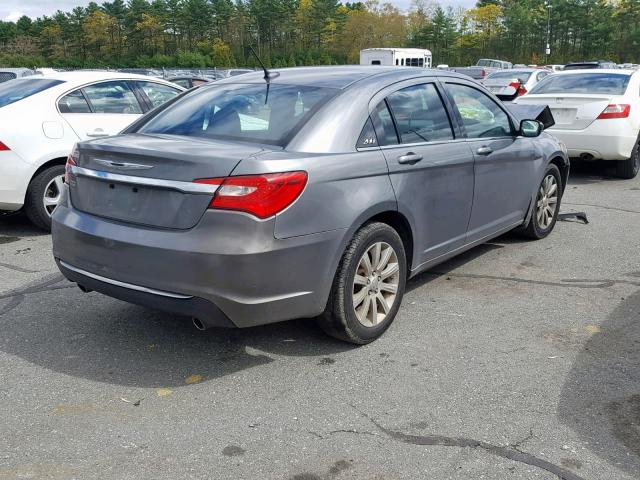 1C3CCBBG1DN678179 - 2013 CHRYSLER 200 TOURIN GRAY photo 4