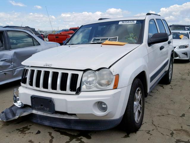 1J4HR48NX6C200451 - 2006 JEEP GRAND CHER WHITE photo 2