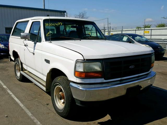 1FMEU15N4TLB65293 - 1996 FORD BRONCO U10 WHITE photo 1