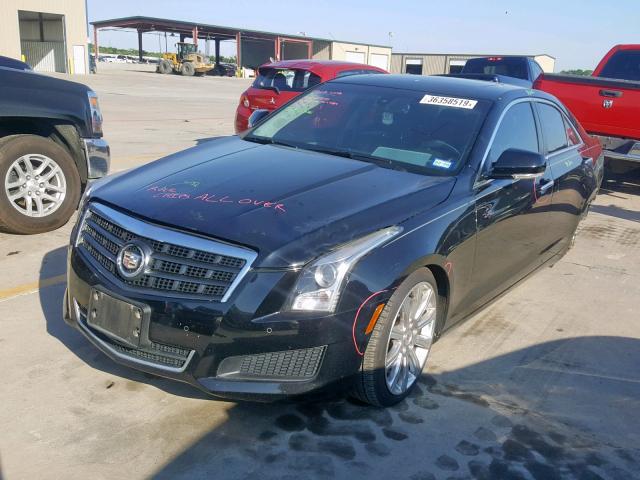 1G6AB5RX0D0127500 - 2013 CADILLAC ATS LUXURY BLACK photo 2