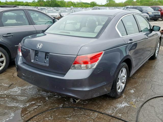 1HGCP26438A088077 - 2008 HONDA ACCORD LXP GRAY photo 4