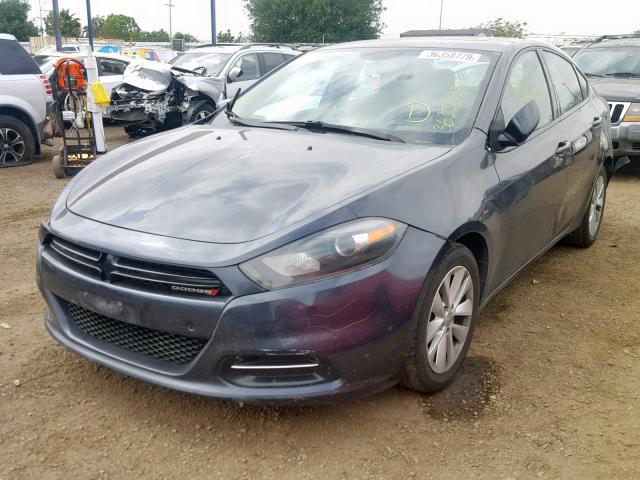 1C3CDFBB3ED681214 - 2014 DODGE DART SXT CHARCOAL photo 2