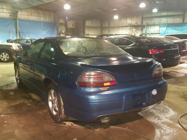 1G2WP12K22F125984 - 2002 PONTIAC GRAND PRIX TEAL photo 3