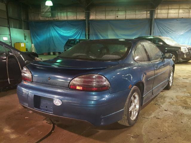 1G2WP12K22F125984 - 2002 PONTIAC GRAND PRIX TEAL photo 4