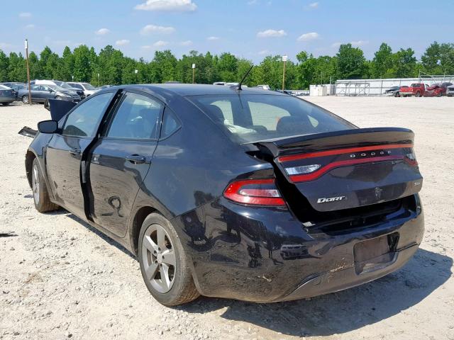 1C3CDFBB1FD315401 - 2015 DODGE DART SXT BLACK photo 3