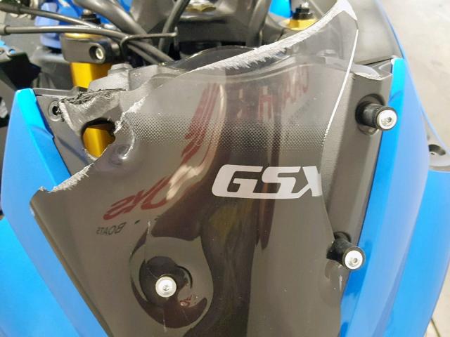 JS1GT7CA2G2100810 - 2016 SUZUKI GSX-S1000F BLUE photo 9