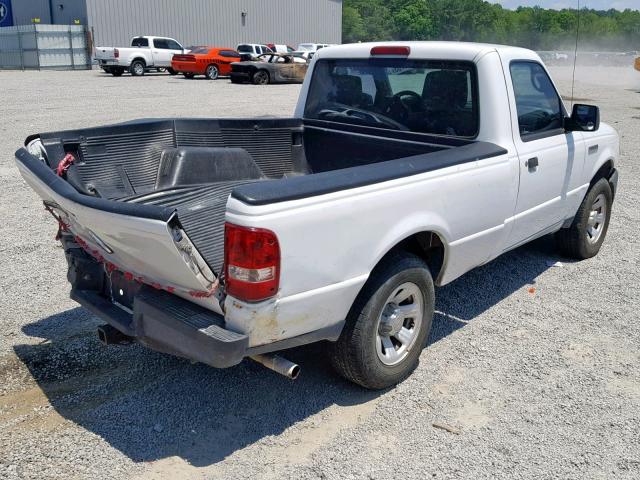 1FTKR1AD3APA66296 - 2010 FORD RANGER WHITE photo 4