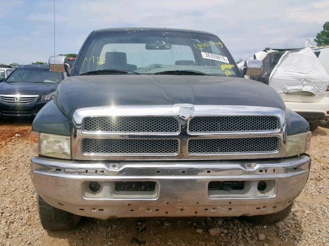 3B7KC23C7TM103709 - 1996 DODGE RAM 2500 GREEN photo 9