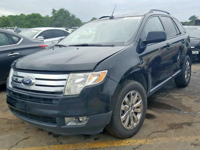 2FMDK38C97BB38586 - 2007 FORD EDGE SEL BLACK photo 2