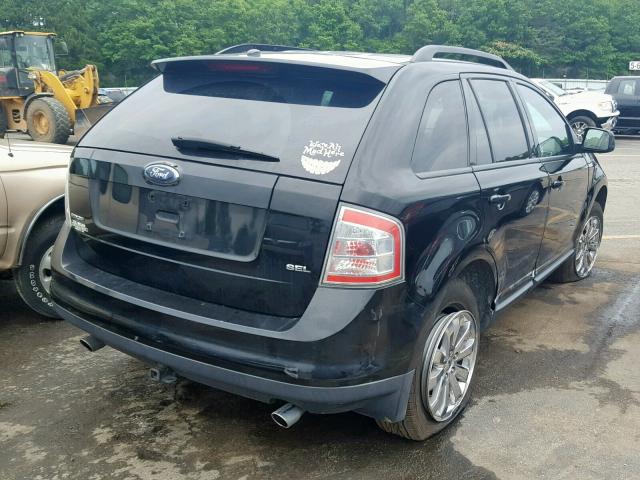 2FMDK38C97BB38586 - 2007 FORD EDGE SEL BLACK photo 4