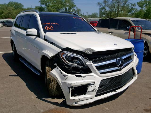 4JGDF7EE5FA461559 - 2015 MERCEDES-BENZ GL 63 AMG WHITE photo 1