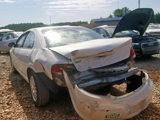 1C3EL56RX5N563328 - 2005 CHRYSLER SEBRING TO WHITE photo 3