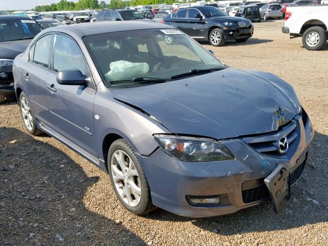 JM1BK323481871842 - 2008 MAZDA 3 S GRAY photo 1