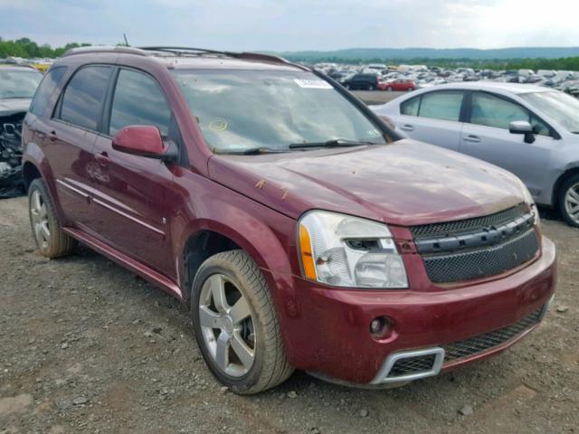 2CNDL037986312964 - 2008 CHEVROLET EQUINOX SP BURGUNDY photo 1