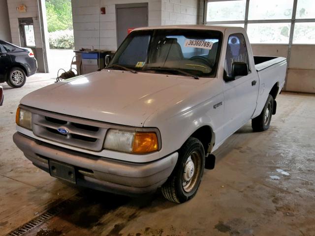 1FTCR10A7VTA42253 - 1997 FORD RANGER WHITE photo 2