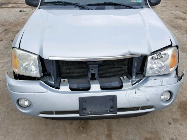 1GKDT13S072125966 - 2007 GMC ENVOY SILVER photo 7